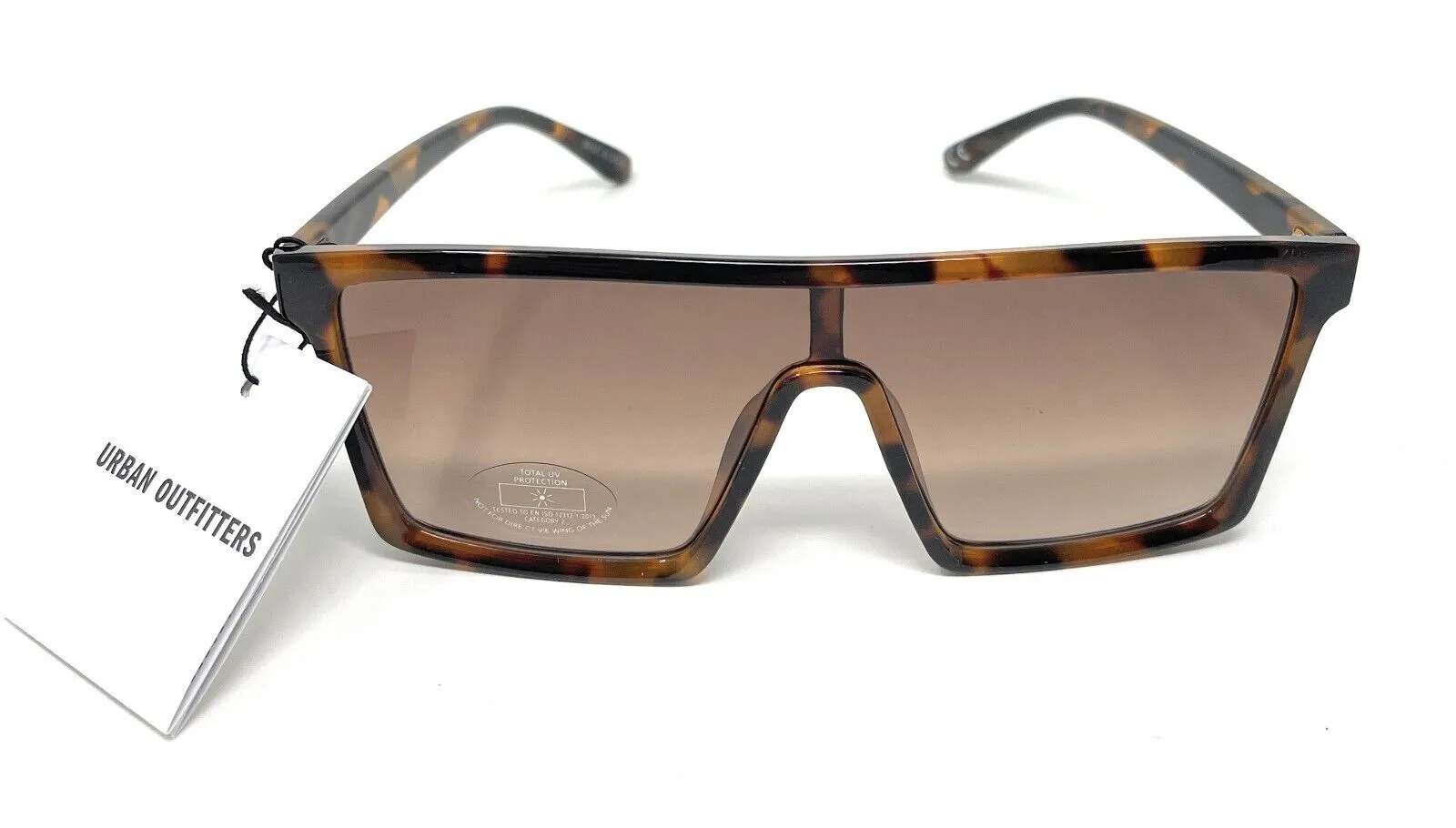 Sunglasses Women's Tortoise Shell Oversized Brown Urban Outfitters DS047