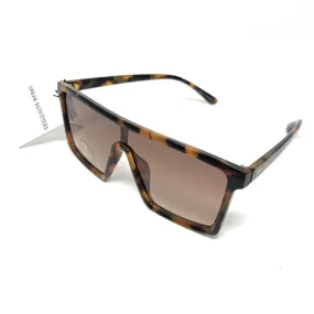 Sunglasses Women's Tortoise Shell Oversized Brown Urban Outfitters DS047