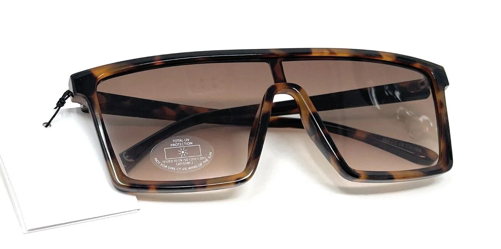 Sunglasses Women's Tortoise Shell Oversized Brown Urban Outfitters DS047