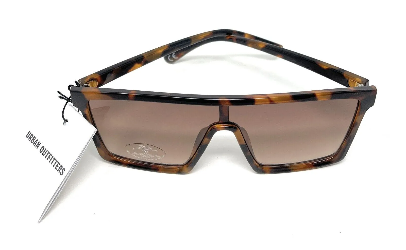 Sunglasses Women's Tortoise Shell Oversized Brown Urban Outfitters DS047