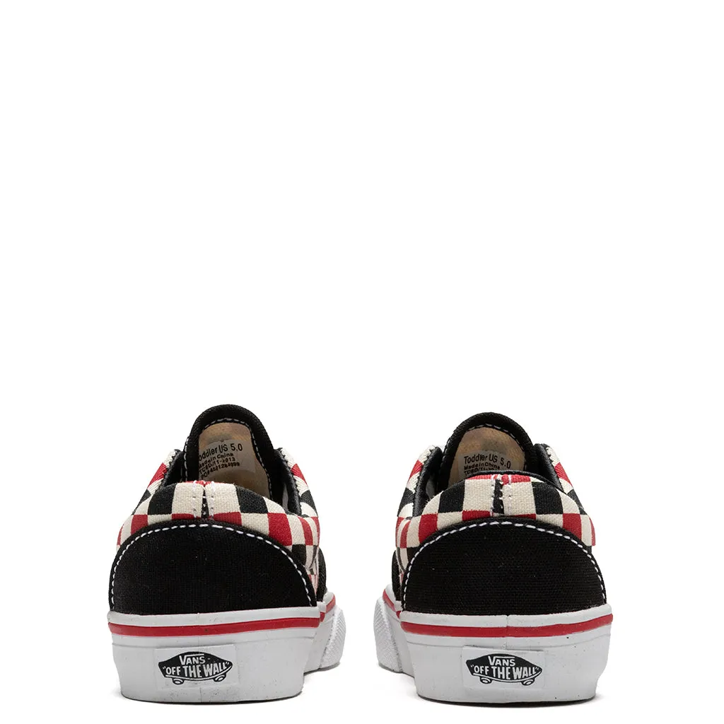 Toddler Multi Checker Era - Black