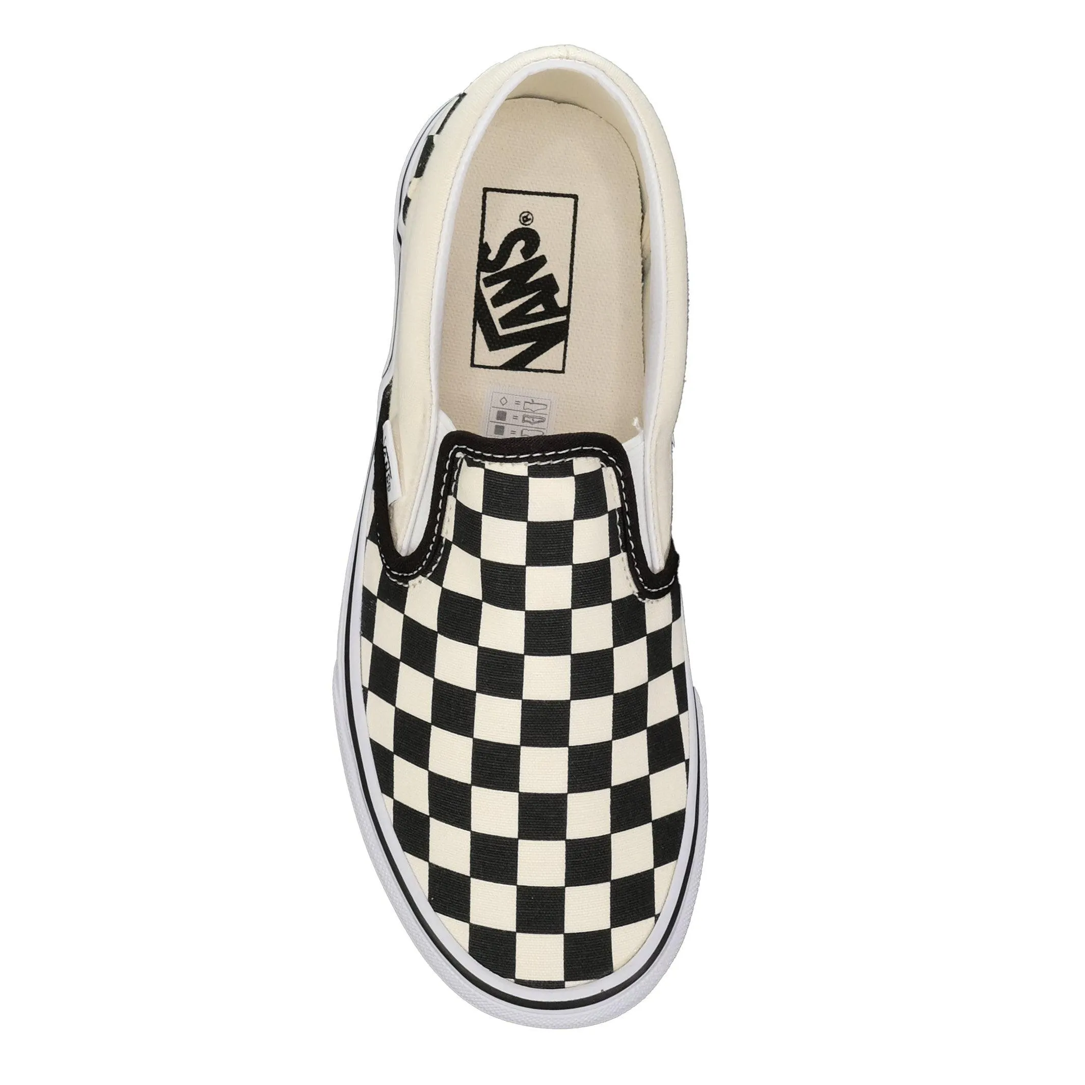 Vans Classic Slip-Ons Checkerboard Black/White