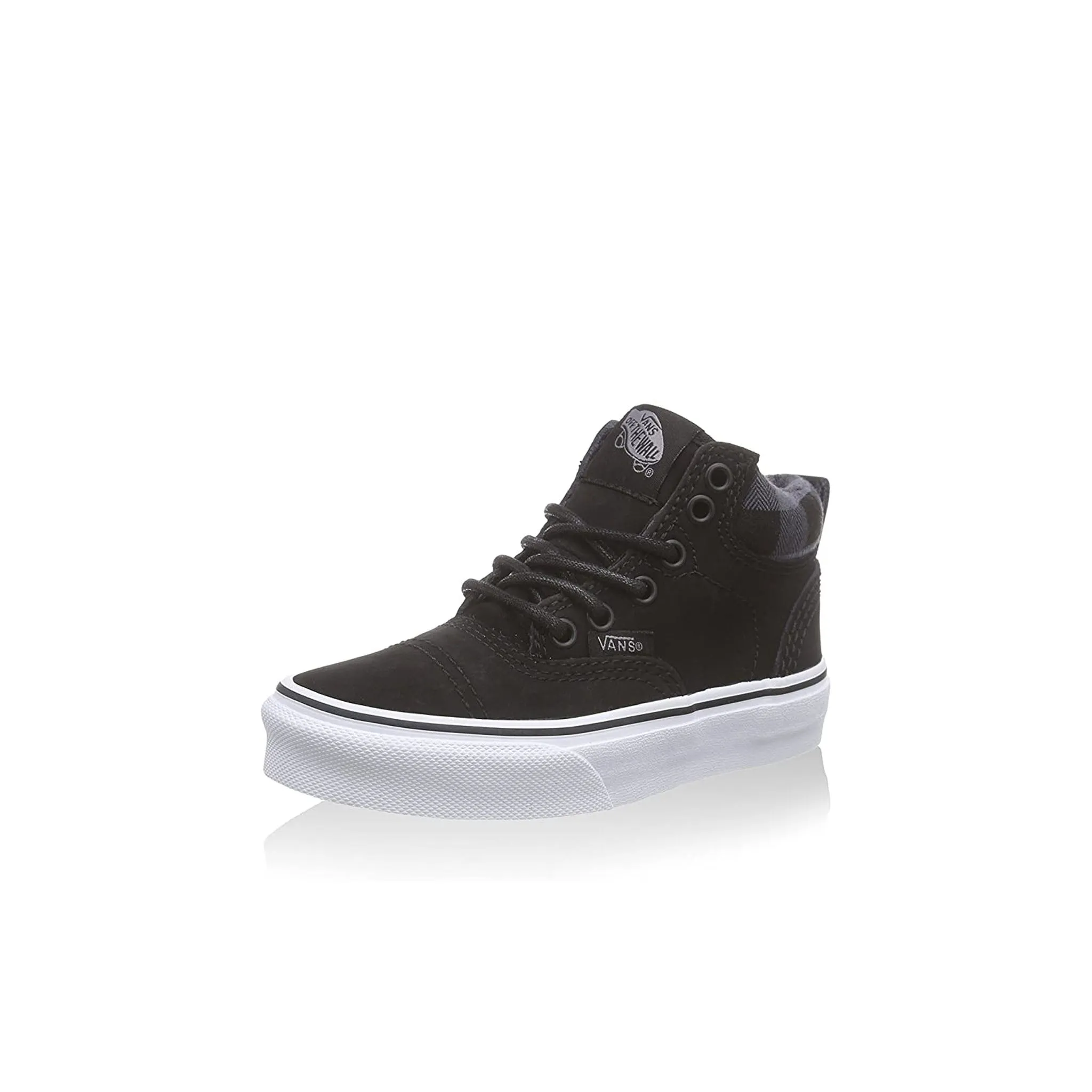 Vans Era Hi MTE Lace-Up Black Nubuck Leather Kids Plimsolls 302I2J Black/Nubuck