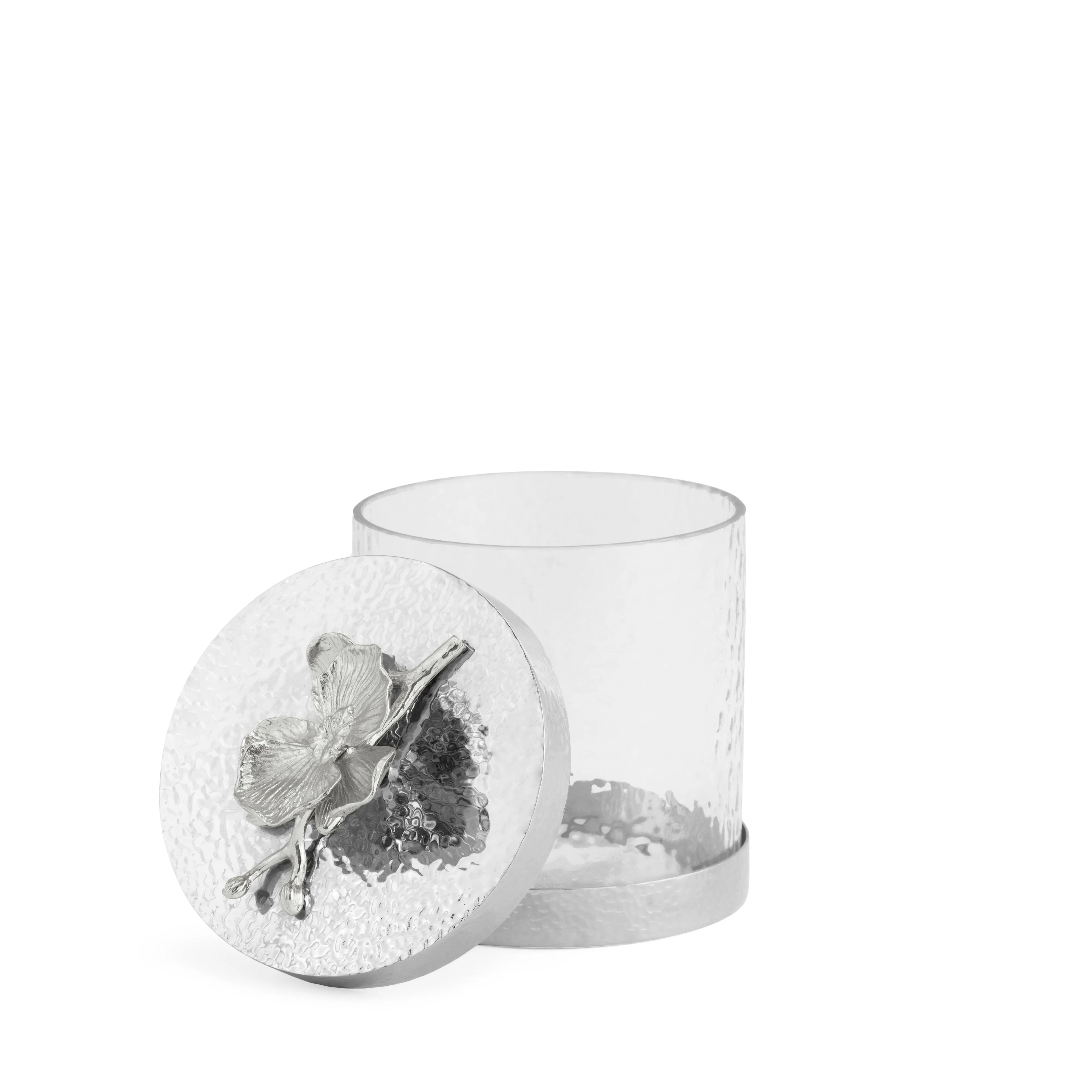 White Orchid Canisters