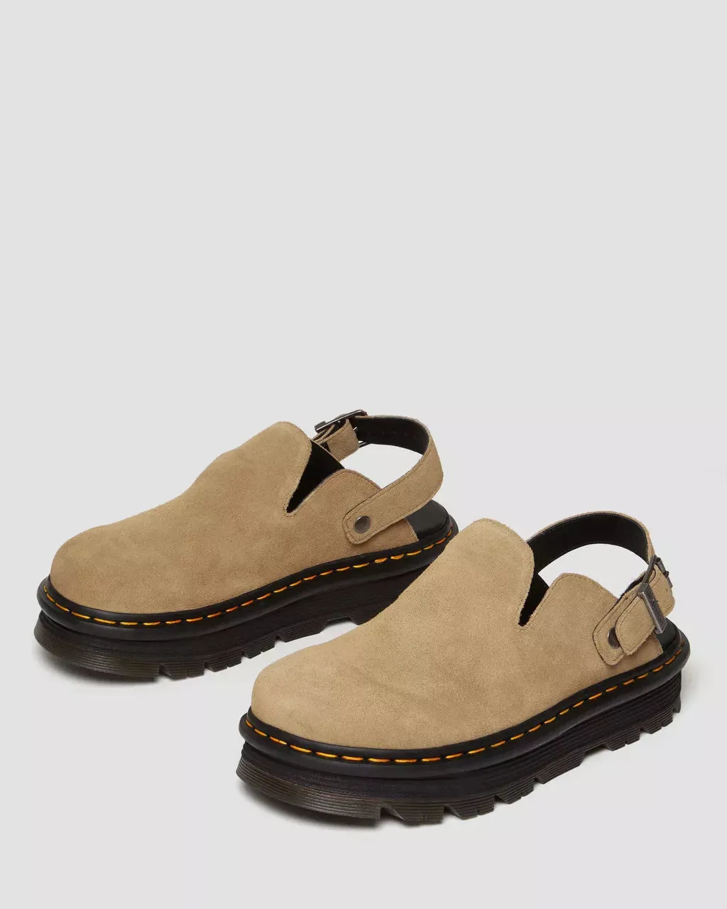 Zebzag Suede Casual Singback Platform Mules